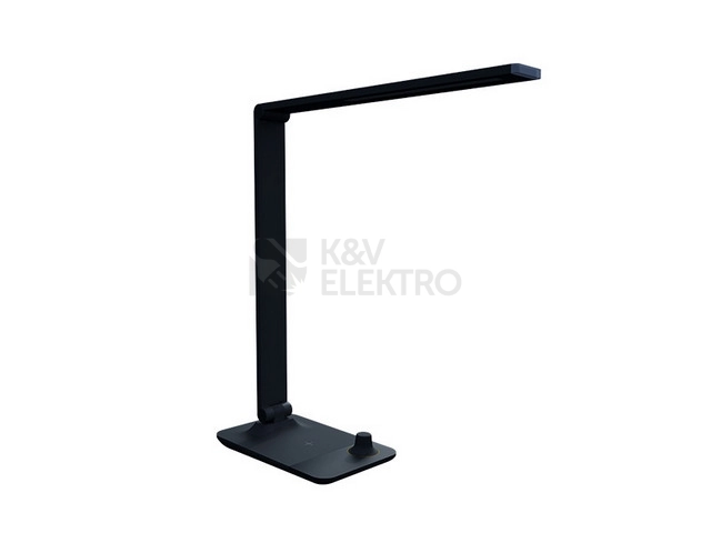 Obrázek produktu Stolní lampička LED Panlux MASTER černá s bezdrátovým nabíjením nočním světlem stmívací PN15300022 0
