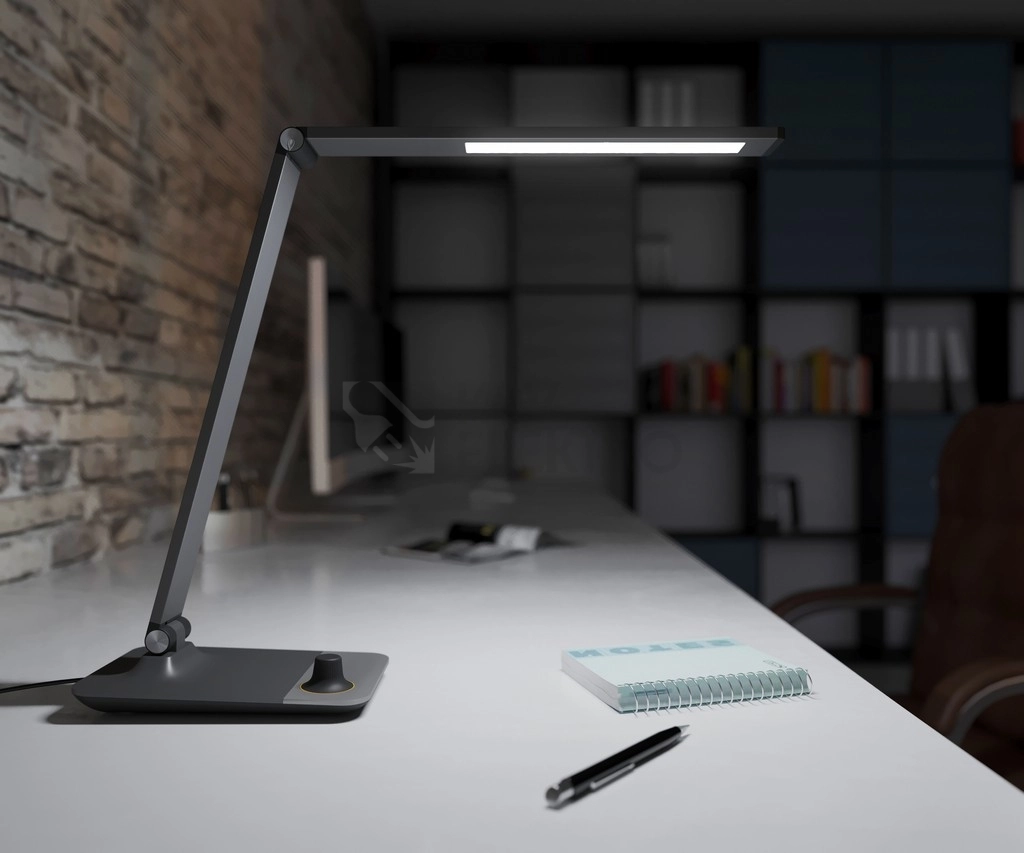 Obrázek produktu Stolní lampička LED Panlux MASTER černá s bezdrátovým nabíjením nočním světlem stmívací PN15300022 3