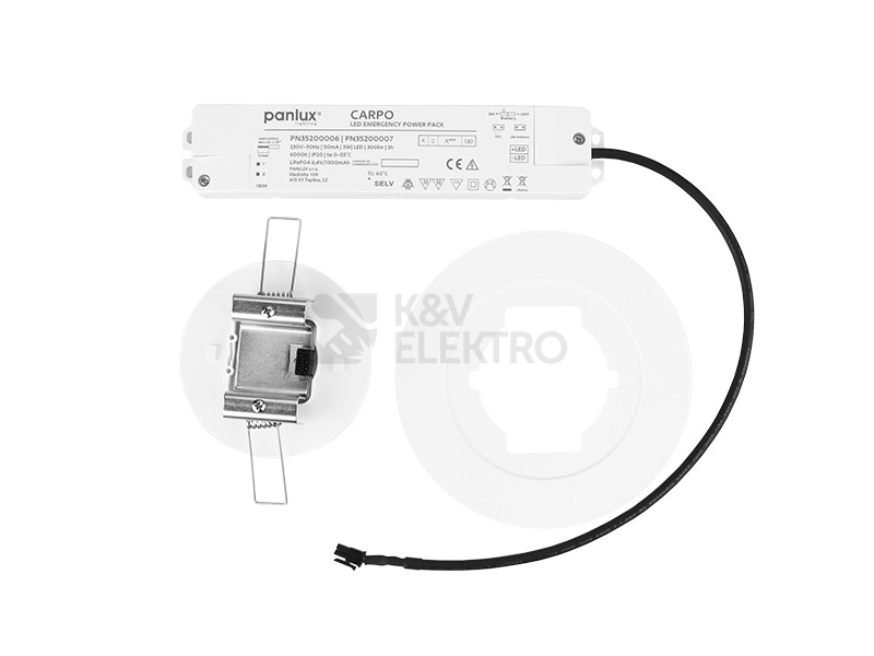 Obrázek produktu Nouzové LED svítidlo Panlux CARPO AREA anti-panic PN35200006 3W 3h 4