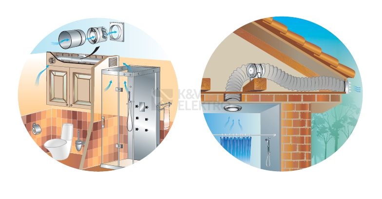 Obrázek produktu Tichý potrubní ventilátor s časovačem VENTS 100 QUIETLINE T kuličková ložiska 1010102 2