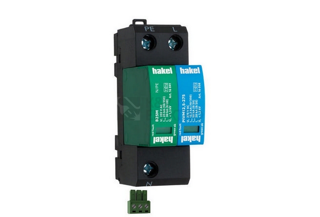 Obrázek produktu Svodič přepětí SPD typ 1+2 PIVM12,5-275 DS/1+1 Vseries 0