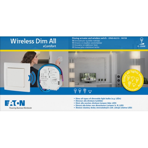 Bezdrátový stmívací set EATON xComfort Go Wireless CPAD-00/213 193728