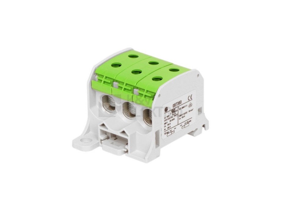 Obrázek produktu SVORKA UNI RKA 50 1/6 PE 150A 1P ZELENA 0