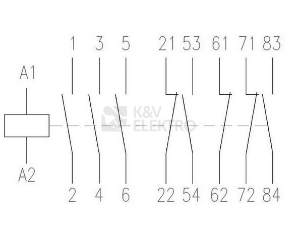 Obrázek produktu  Bezpečnostní stykač EATON DILMS7-23(24VDC) 7A 2NO+3NC 2