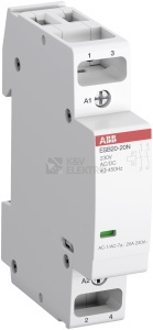 Obrázek produktu  Instalační stykač ABB modulový ESB20-20N-07 400V 20A 2NO 0