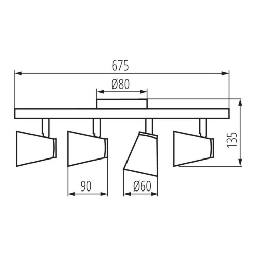 Svítidlo Kanlux ENALI EL-4I B GU10 28769 (obrázek 4)