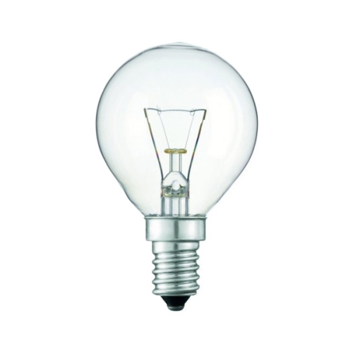 Levně Žárovka průmyslová čirá TES-LAMP 60W E14 P45 kapka