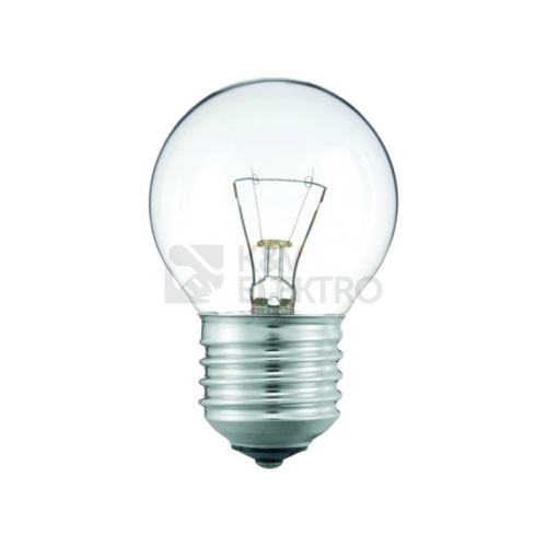 Žárovka průmyslová čirá TES-LAMP 60W E27 P45 kapka