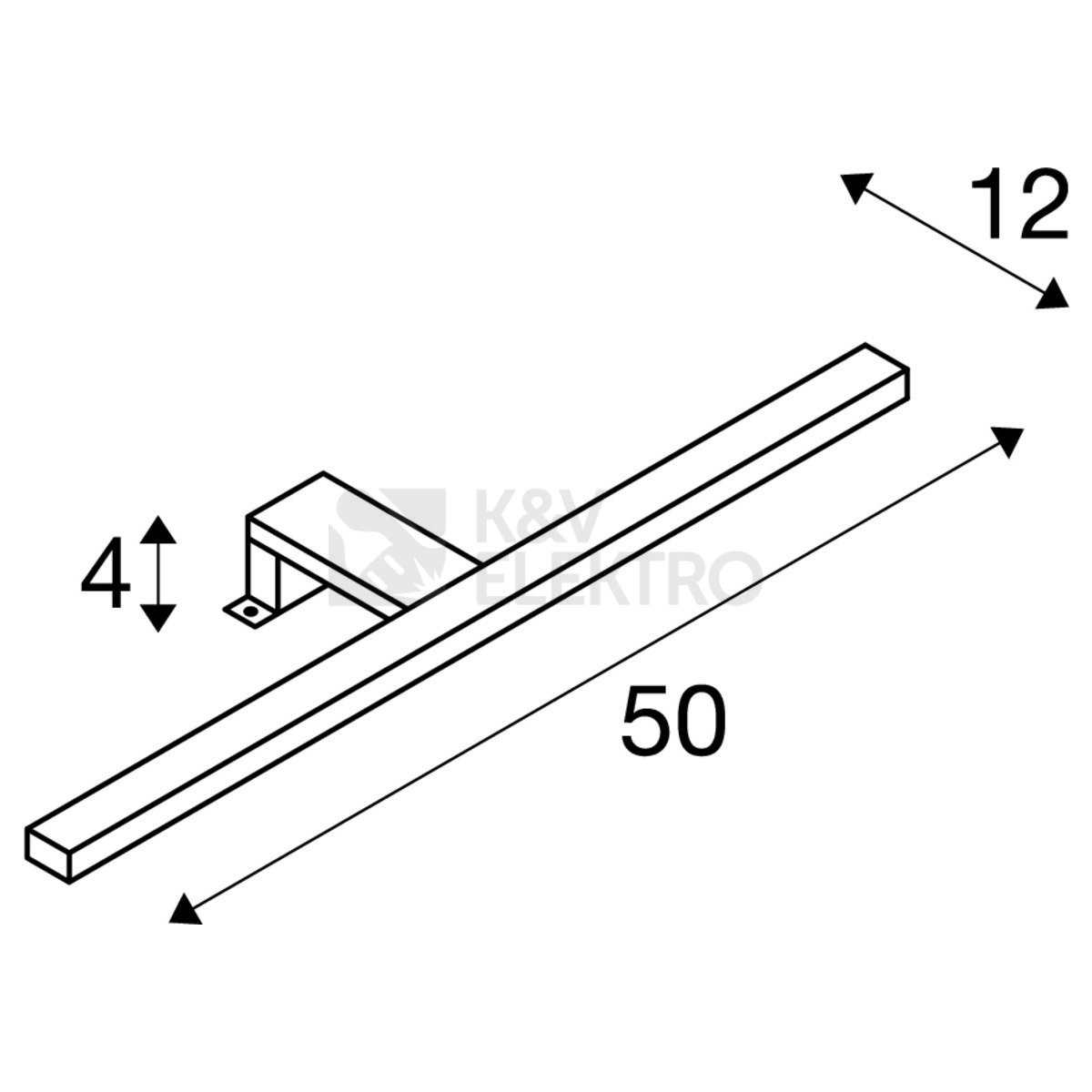Obrázek produktu Zrcadlové LED svítidlo SLV DORISA IP44 6,6W 4000K 1000780 9