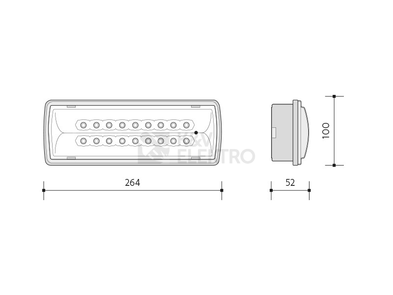Obrázek produktu Nouzové svítidlo Panlux Fenix LED M IP65 3W 3h LiFePO4 PN35200010 5