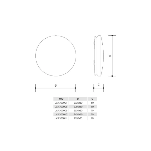 Svítidlo LEDMED PLAFON CIRCLE 15W neutrální bílá 4000K LM31300008 (obrázek 9)
