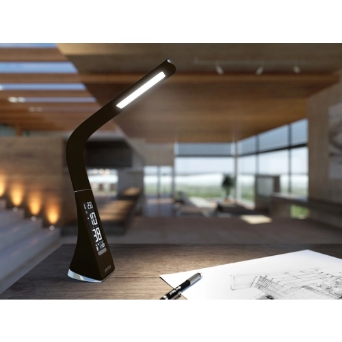 Stolní lampička LED Panlux LORD bílá kůže PN15100004 (obrázek 4)