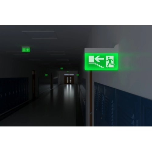 Nouzové svítidlo EUROPA LED KOMPLET s piktogramem schody nahoru Panlux PN35200011 (obrázek 4)