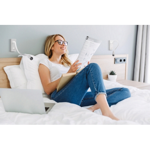 Nástěnné flexibilní svítidlo Kanlux TONIL II LED B 3,3W 3000K bílá 32523