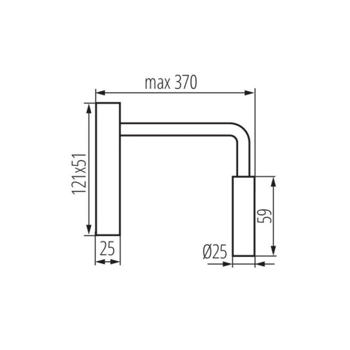 Nástěnné flexibilní svítidlo Kanlux TONIL II LED B 3,3W 3000K bílá 32523 (obrázek 4)