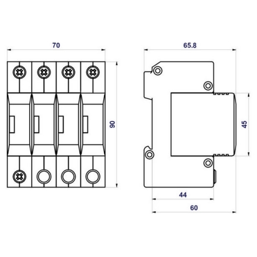 Svodič přepětí Hakel HLSA12,5-275/3+1 M