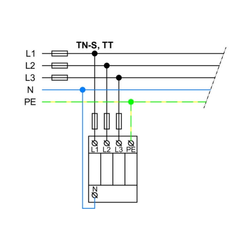 Svodič přepětí Hakel HLSA12,5-275/3+1 M