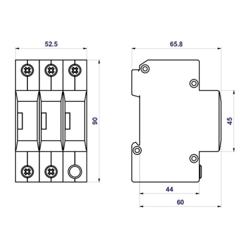 Svodič přepětí SPD typ 1+2+3 HLSA12,5-275/3+0
