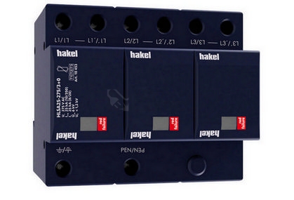 Obrázek produktu Svodič přepětí SPD typ 1+2+3 HLSA25-275/3+0 0