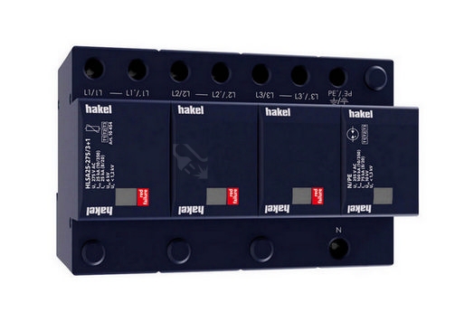Obrázek produktu Svodič přepětí SPD typ 1+2+3 HLSA25-275/3+1 0