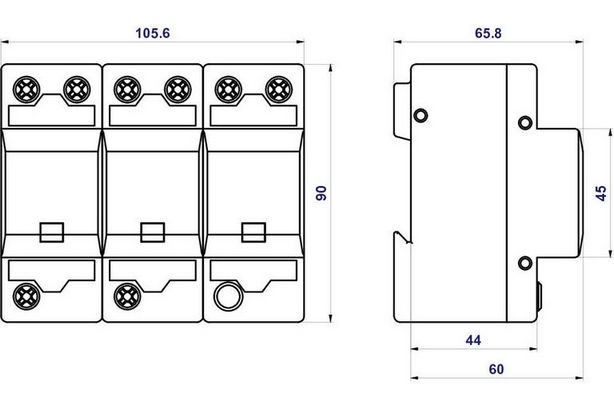 Svodič přepětí Hakel HLSA25G-255/3+0