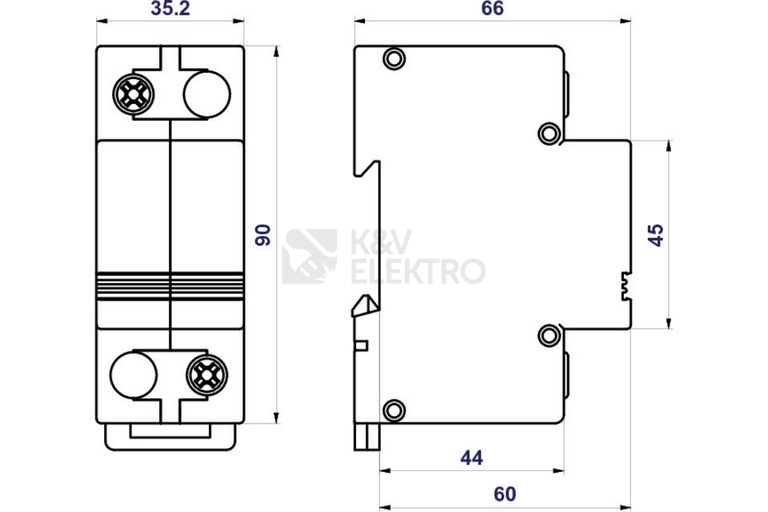 Obrázek produktu Svodič přepětí Hakel HLA50-255 1