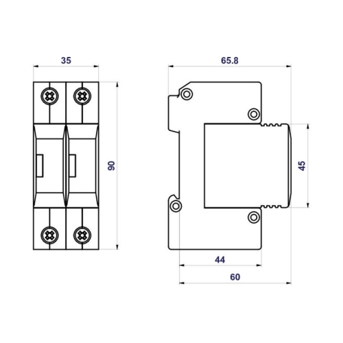 Svodič přepětí SPD typ 1+2+3 HLSA12,5-275/2+0 M