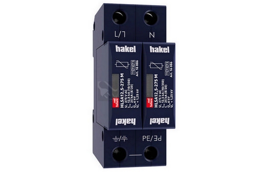 Obrázek produktu Svodič přepětí SPD typ 1+2+3 HLSA12,5-275/2+0 M 0