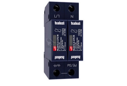 Obrázek produktu Svodič přepětí SPD typ 1+2+3 HLSA12,5-275/2+0 M 0