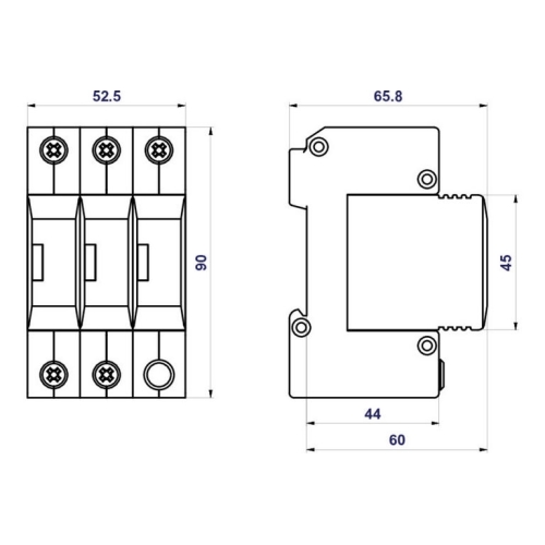 Svodič přepětí Hakel HLSA12,5-275/3+0 M
