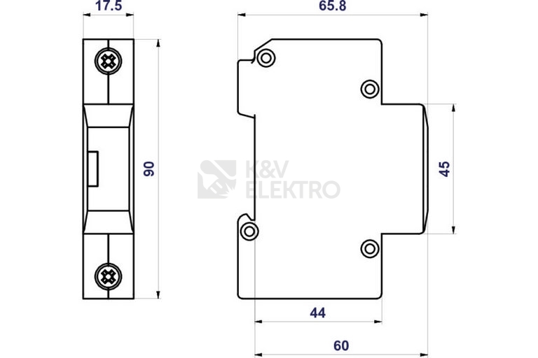 Obrázek produktu Svodič přepětí SPD typ 2+3 HSA-150 1