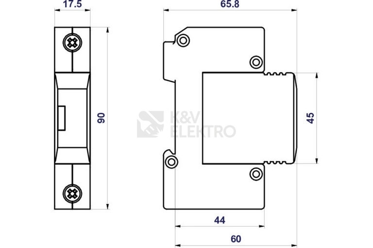 Obrázek produktu Svodič přepětí Hakel HSA-275 M 1