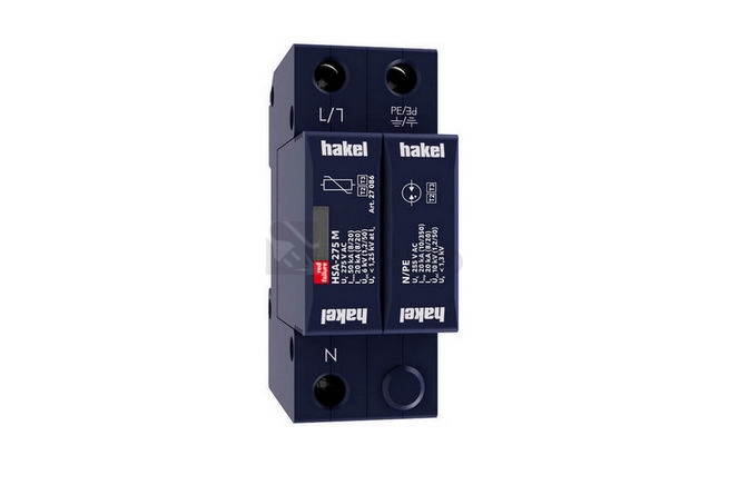 Obrázek produktu Svodič přepětí SPD typ 2+3 HSA-275/1+1 M 0