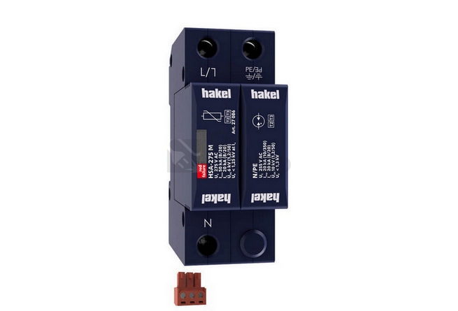 Obrázek produktu Svodič přepětí SPD typ 2+3 HSA-275/1+1 M S 0