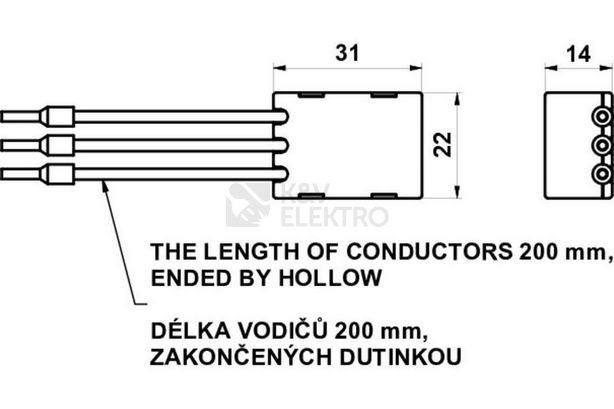 Obrázek produktu  Svodič přepětí pod zásuvku Hakel HSAA-1P akustická signalizace 1