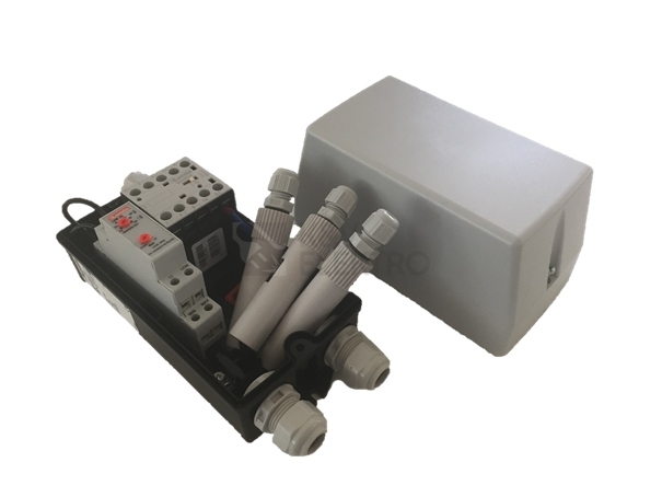 Obrázek produktu Hladinové relé LOVATO komplet studna LVM25 3 sondy SN1 ministykač BG06 v krytu IP55 0