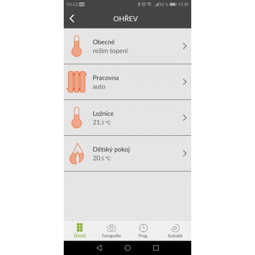 Chytrý bezdrátový termostat DELTA DORE TYBOX 5100 s cloudovou bránou TYDOM 1.0 (6050632)