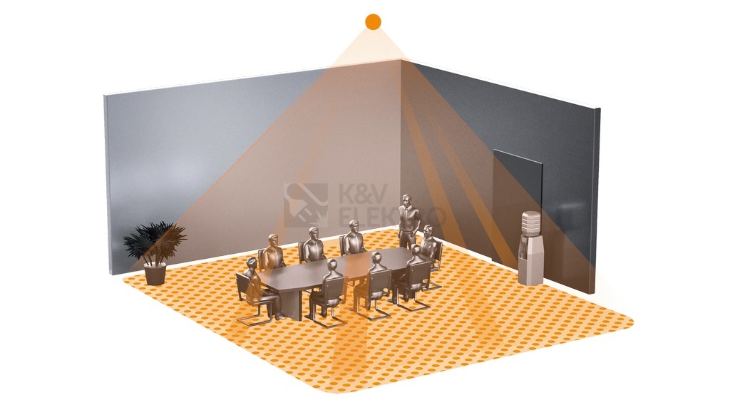Obrázek produktu PRESENCE DETECTOR QUATTRO HD DALI2 WS 2