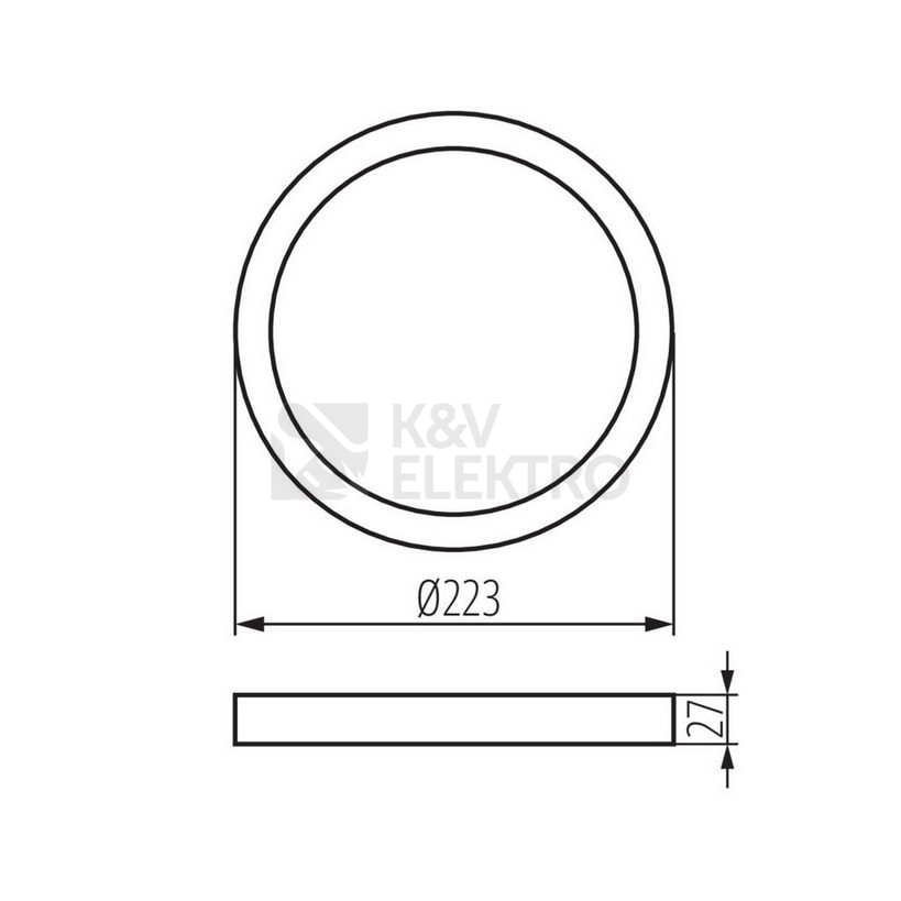 Obrázek produktu Montážní rámeček pro panel Kanlux SP LED N 18W-R 31089 3