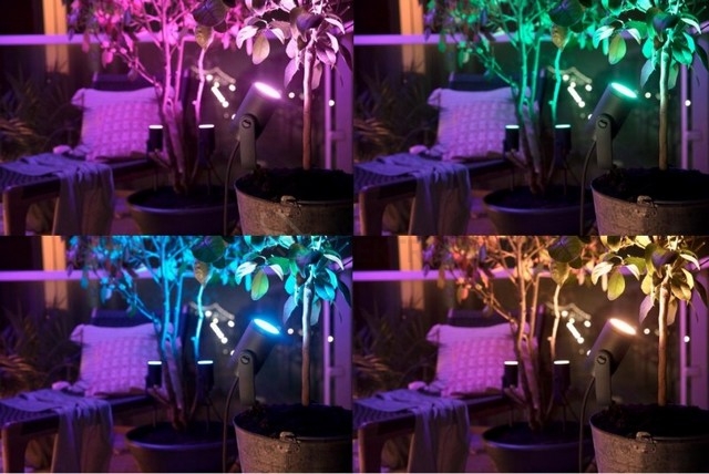 Obrázek produktu Venkovní spotové zemní/nástěnné svítidlo Philips Hue Lily 17414/30/P7 set 3ks 2000K-6500K RGB 2