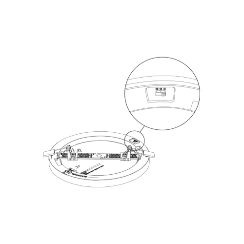 Podhledové/přisazené svítidlo Panlux ADAPT CCT 3000-4000-6000K 18W průměr 225mm PN21400001 (obrázek 10)