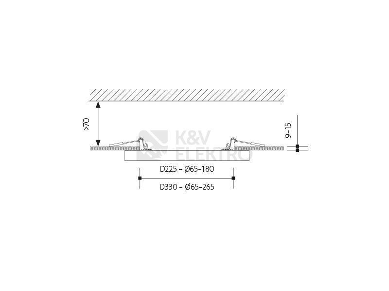 Obrázek produktu Podhledové/přisazené svítidlo Panlux ADAPT CCT 3000-4000-6000K 18W s pohybovým čidlem PN21400002 5