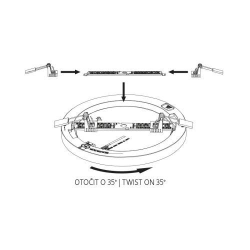 Podhledové/přisazené svítidlo Panlux ADAPT CCT 3000-4000-6000K 30W průměr 330mm PN21400003 (obrázek 4)