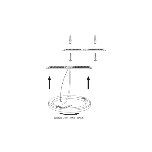 Podhledové/přisazené svítidlo Panlux ADAPT CCT 3000-4000-6000K 30W průměr 330mm PN21400003 (obrázek 6)