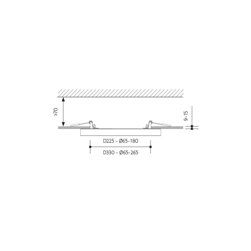 Podhledové/přisazené svítidlo Panlux ADAPT CCT 3000-4000-6000K 30W průměr 330mm PN21400003 (obrázek 6)