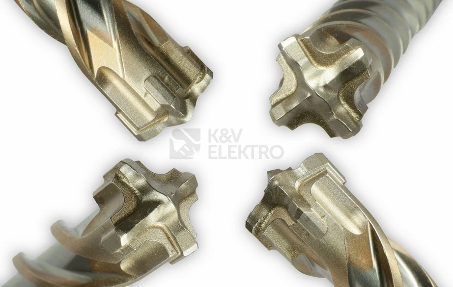 Obrázek produktu Profi vrták SDS+ čtyřbřit d=10/50/110mm beton, žula, kámen, zdivo NV 1300-10 3