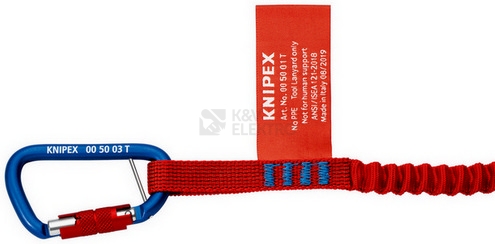 Obrázek produktu Karabina s pojistkou Knipex 00 50 03 T BK 10