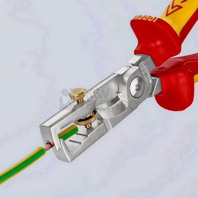 Obrázek produktu Odizolovací kleště s kabelovými nůžkami Knipex StriX 13 66 180 T 180mm VDE 1000V s připevňovacím okem 3