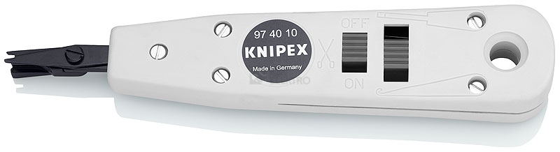 Obrázek produktu Narážecí nástroj Knipex 97 40 10 pro terminaci UTP/STP kabelů do svorkovnic Krone LSA Plus 0