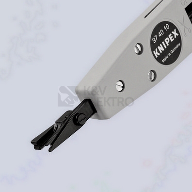 Obrázek produktu Narážecí nástroj Knipex 97 40 10 pro terminaci UTP/STP kabelů do svorkovnic Krone LSA Plus 4
